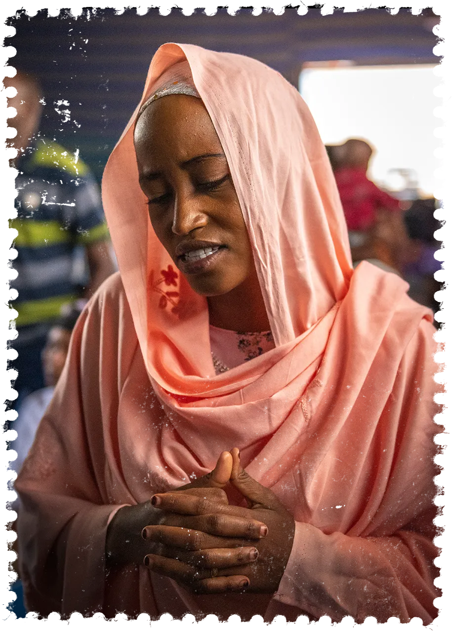 Woman praying