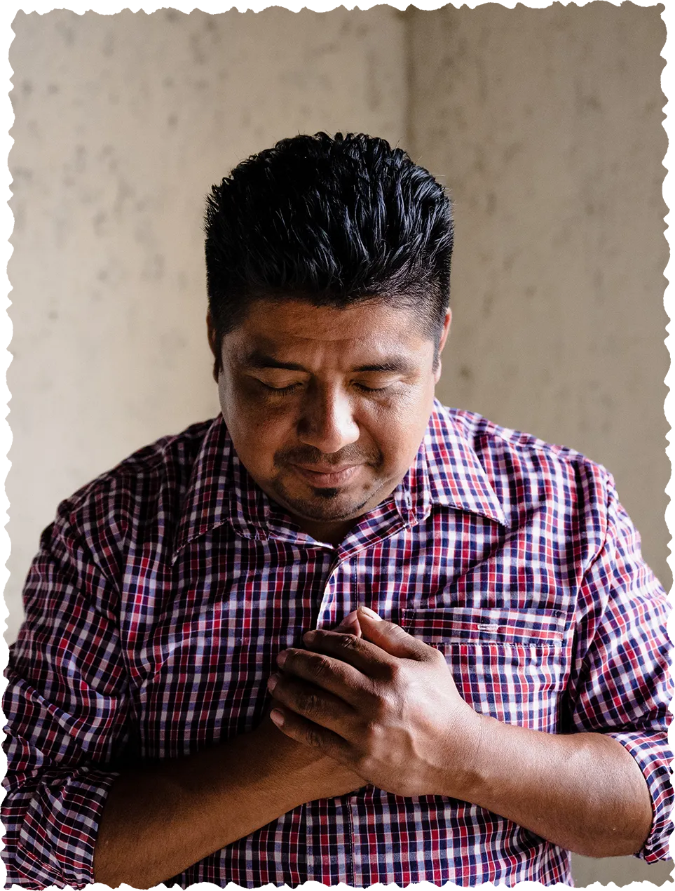 Man praying