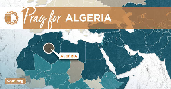 Map of Algeria's location