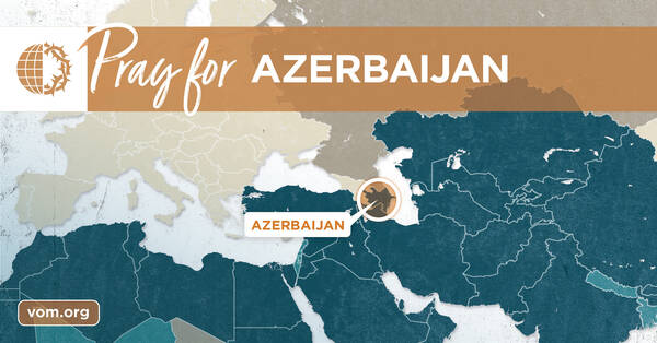 Map of Azerbaijan's location