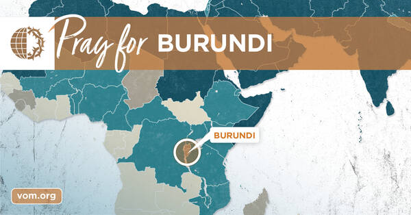 Map of Burundi's location