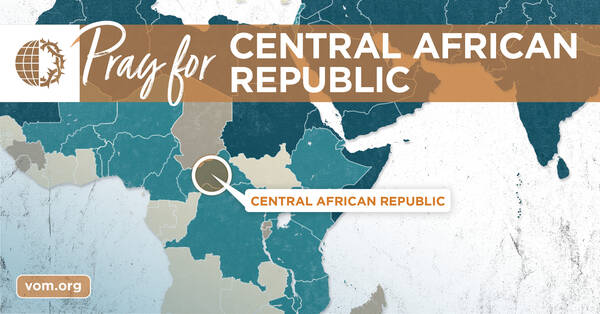 Map of Central African Republic (CAR)'s location