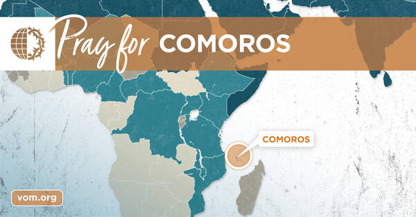 Map of Comoros's location