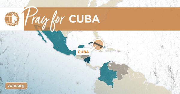 Map of Cuba's location