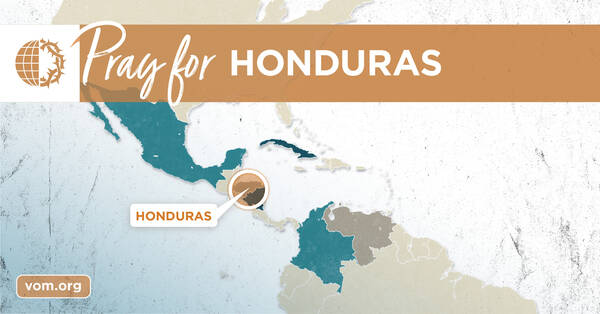 Map of Honduras's location