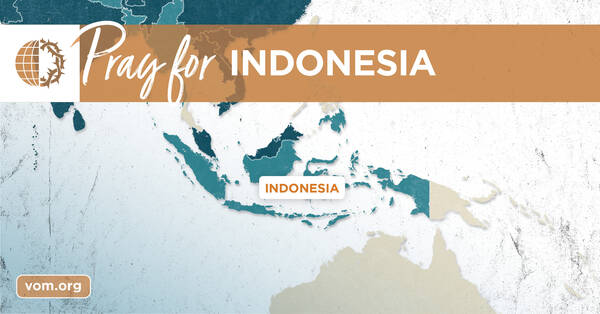 Map of Indonesia's location