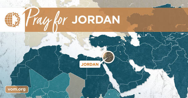 Map of Jordan's location