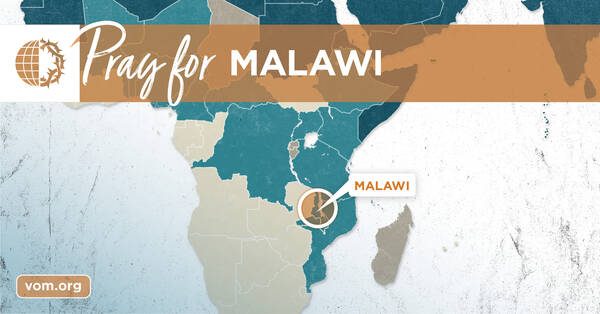 Map of Malawi's location