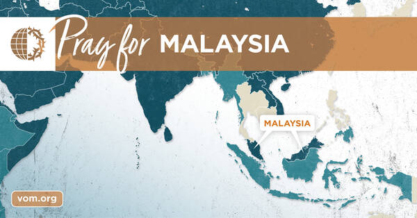 Map of Malaysia's location