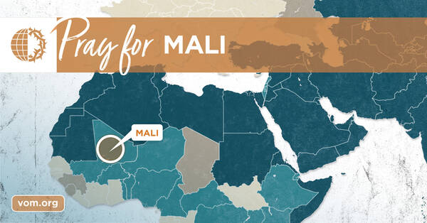Map of Mali's location
