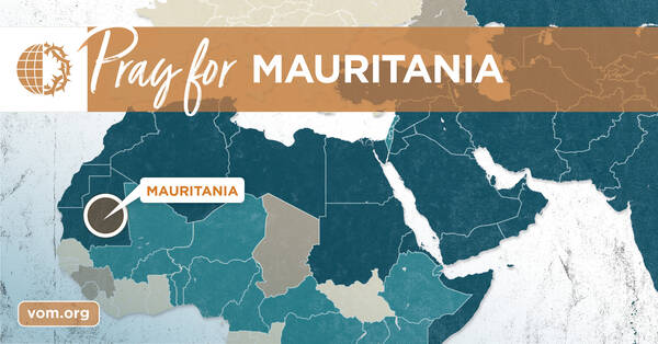 Map of Mauritania's location
