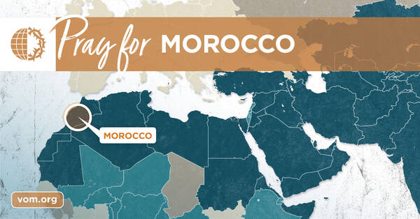 Map of Morocco's location