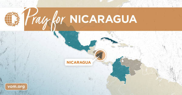 Map of Nicaragua's location