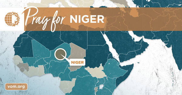 Map of Niger's location