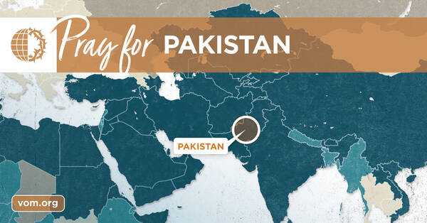 Map of Pakistan's location