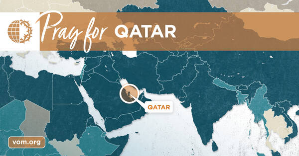 Map of Qatar's location