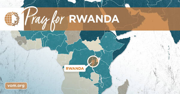 Map of Rwanda's location
