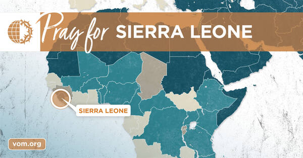 Map of Sierra Leone's location