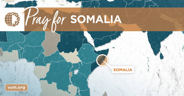 Map of Somalia's location