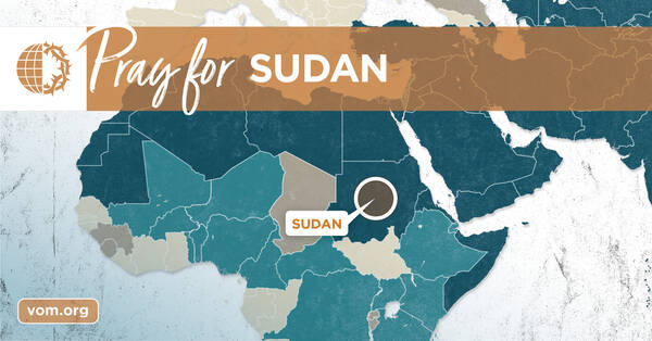 Map of Sudan's location