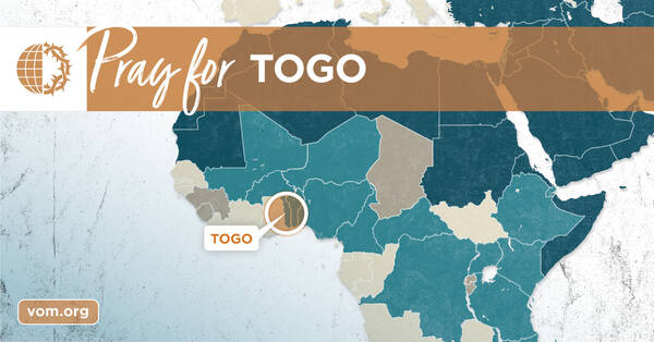 Map of Togo's location