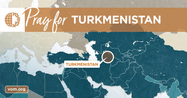 Map of Turkmenistan's location