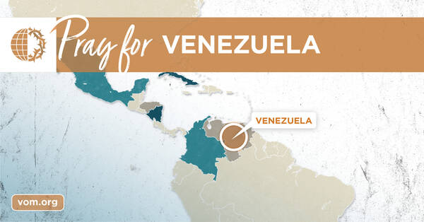 Map of Venezuela's location